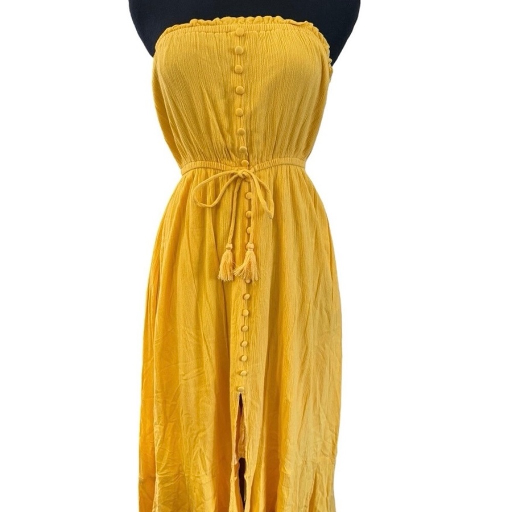 Pink Lily yellow dress